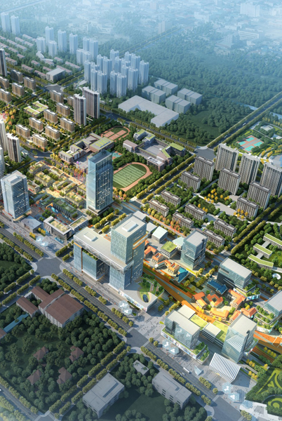 TENCENT SHUANGCHUANG TOWN，QINGDAO